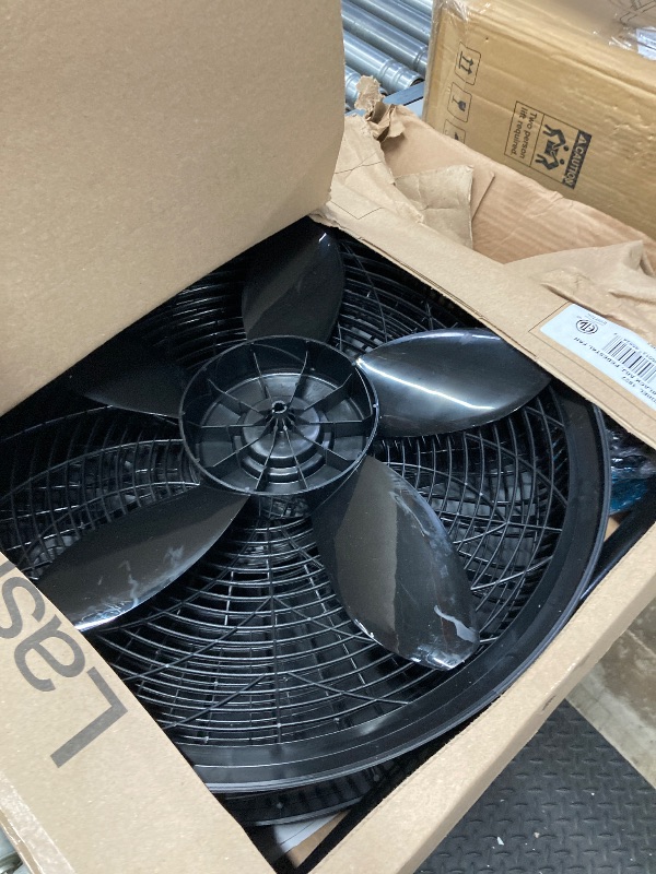 Photo 1 of Lasko Pedestal Fan, Oscillating Fan for Bedroom with Adjustable Height and 3 Cooling Speeds, Portable, 18", Black