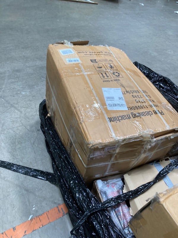 Photo 1 of 100FT x 3/4 Inch Electric Drain Cleaning Machine – 750W Auto-Feed Portable Sewer Snake with 4 Cutting Attachments and Air-Activated Foot Switch for 4" to 8" Pipes