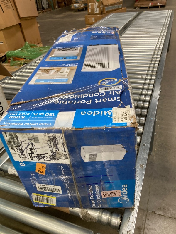 Photo 1 of *Parts Only * Midea 8,500 BTU ASHRAE (5,000 BTU SACC) Portable Air Conditioner, Smart Control, Cools up to 150 Sq. Ft., with Dehumidifier & Fan mode, Easy- to-use Remote Control & Window Installation Kit Included