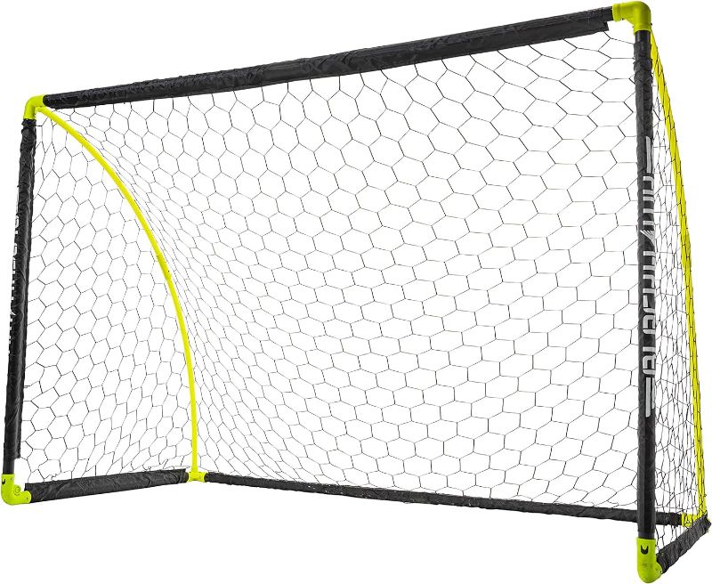 Photo 1 of 
Franklin Sports Portable Soccer Goal - Kids Backyard Soccer Net - 6 x 4 Foot - All-Weather, Durable, Easy Storage - Blackhawk Goal