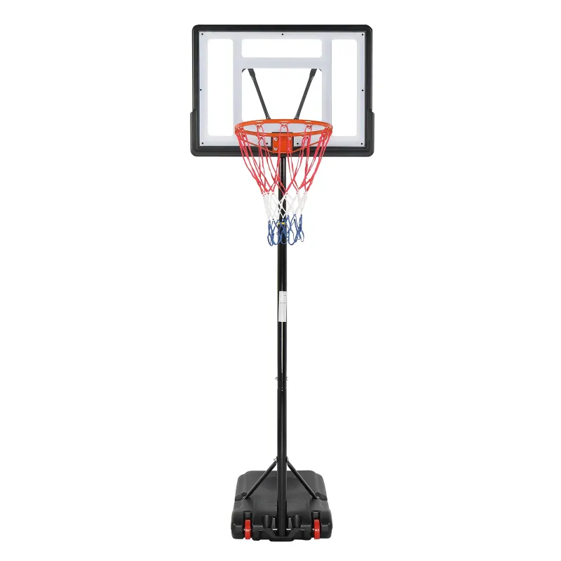 Photo 1 of 
Ktaxon 33 In. Portable Basketball Hoop Stand, 6.5-8 ft Adjustable Basketball Goal System, with PVC Backboard Indoor/Outdoor