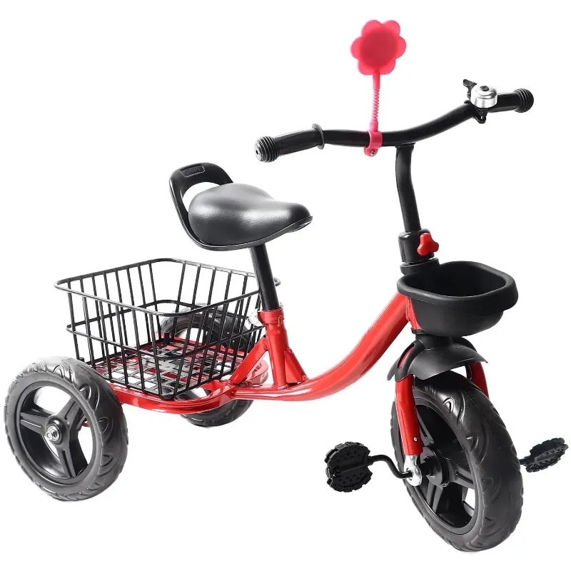 Photo 1 of 
Eotvia Toddler Bike with Basket, 3 Wheel Kids Bike for 1-4 Years Old Boys Girls, Tricycles for Toddlers Kids Trikes for Balance Training Baby Bike,Outdoor Kids Tricycles Riding Toy with Bell Streamer
