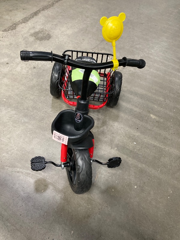 Photo 1 of 
Eotvia Toddler Bike with Basket, 3 Wheel Kids Bike for 1-4 Years Old Boys Girls, Tricycles for Toddlers Kids Trikes for Balance Training Baby Bike,Outdoor Kids Tricycles Riding Toy with Bell Streamer
