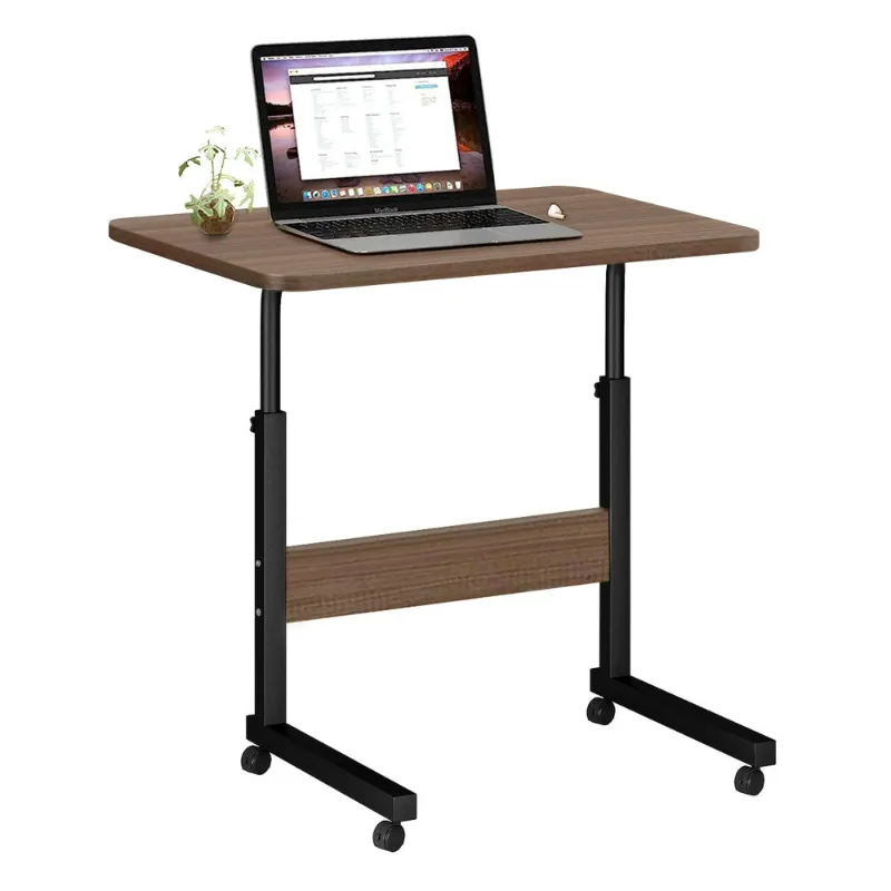 Photo 1 of 
HadinEEon Adjustable Laptop Desk on Wheels, Bronze