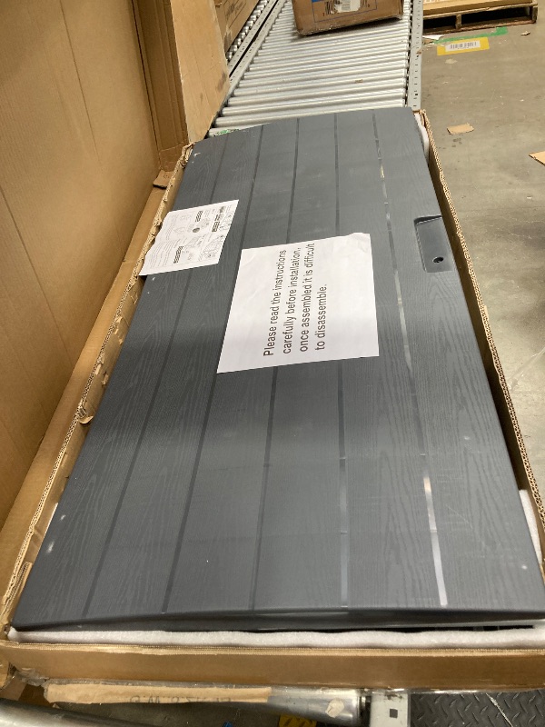 Photo 1 of 
Ktaxon 75gal Outdoor Garden Plastic Storage Deck Box Chest Tools Black Grey