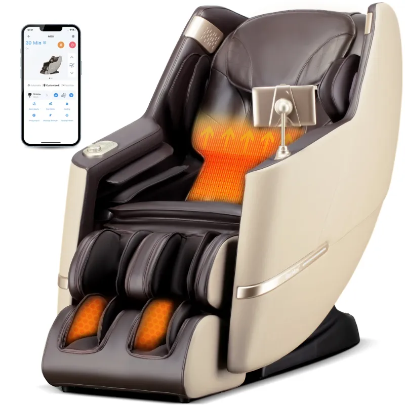Photo 1 of 4D Massage Chair Full Body Zero Gravity, Massage Chairs and Recliners with Heated, SL Track, Bluetooth, Feet Shiatsu Massager