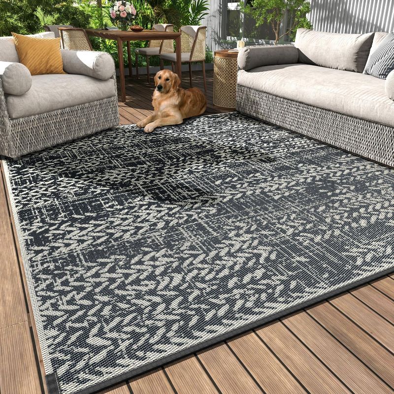 Photo 1 of  Outdoor Rug Waterproof-Patio Rug Mat 5x8 Outdoor Carpet 