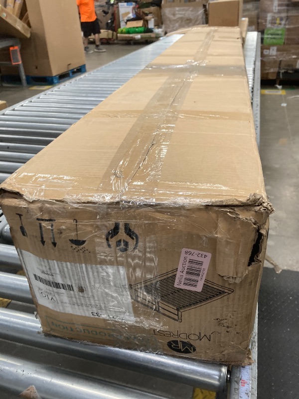 Photo 1 of **MISSING PARTS****LUCID K Upholstered Platform Bed Frame with Headboard – – No Box Spring Needed – King Size – Charcoal