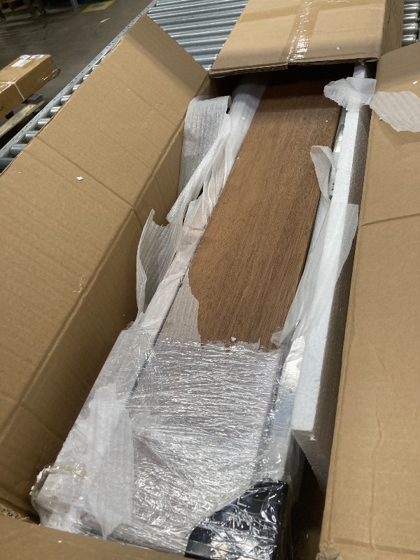 Photo 1 of **MISSING PARTS****LUCID K Upholstered Platform Bed Frame with Headboard – – No Box Spring Needed – King Size – Charcoal