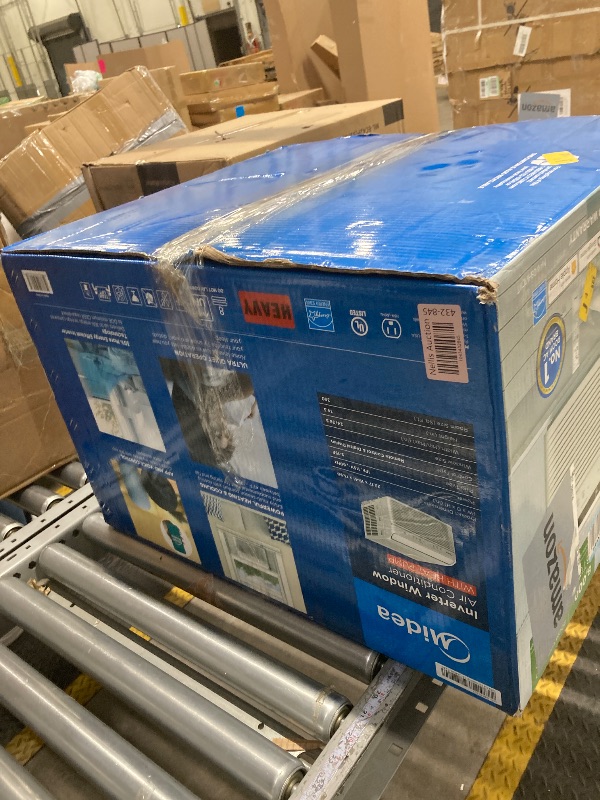 Photo 1 of Midea MAW08HV1CWT EasyCool Smart Inverter Air Conditioner Window Unit with Heat, 8,000 BTU, White