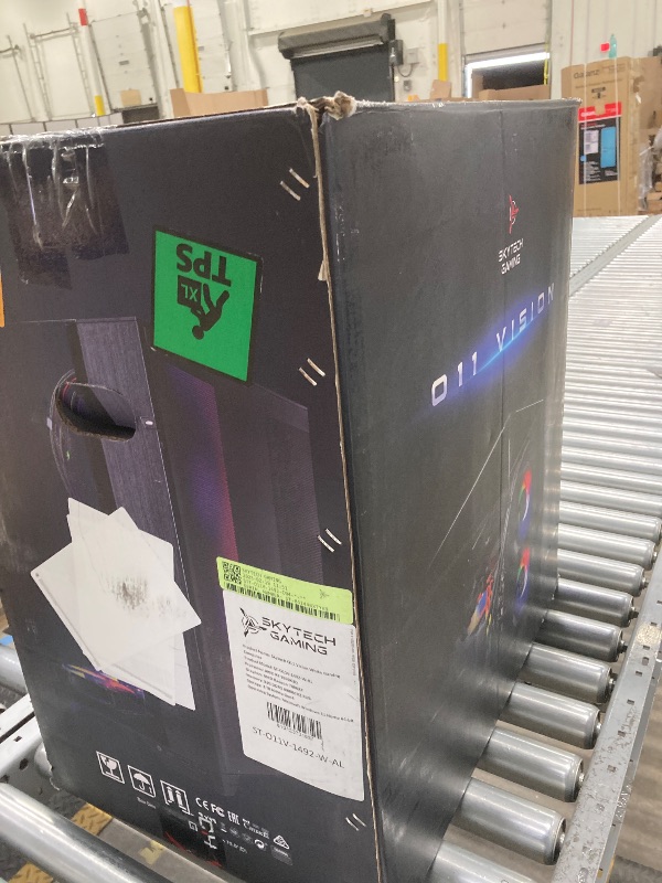 Photo 1 of ***MAYBE PARTS ONLY***
Skytech O11 Vision Gaming PC Desktop, Ryzen 7 9800X3D 4.7 GHz (5.2 GHz Turbo Boost), AMD RX 7800XT 16GB GDDR6, 2TB Gen4 SSD, 32GB DDR5 RAM 6000 RGB, 850W Gold PSU, 360mm ARGB AIO, Wi-Fi, Win 11 Home
