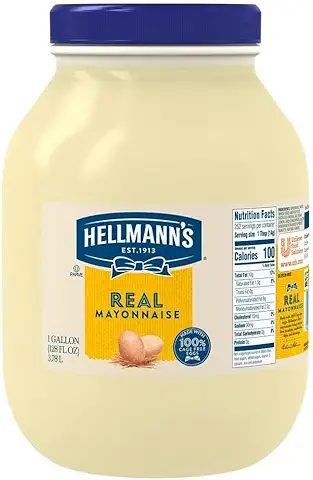 Photo 1 of **BB 5/5/25**Hellmann's Real Mayonnaise, 128-Ounce
