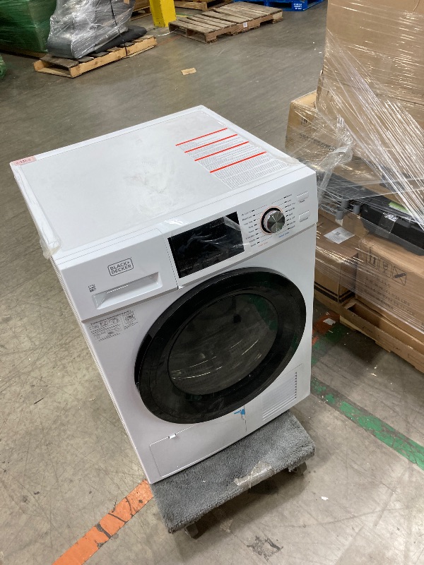 Photo 1 of BLACK+DECKER Front Load Dryer, 2.7 Cu. Ft. Compact Drying Machine with LED Display & 16 Cycles