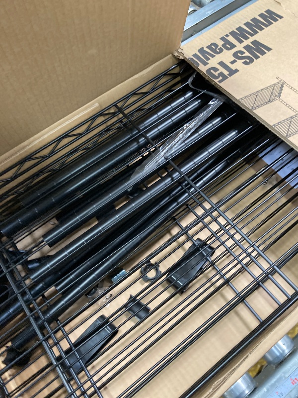Photo 1 of 14x36x54 Inch 4-Shelf Storage Shelves Heavy Duty Shelving Unit for Kitchen Metal Shelves Garage Organizer Wire Rack Shelving Storage Unit Shelf Adjustable Utility NSF Certification Commercial