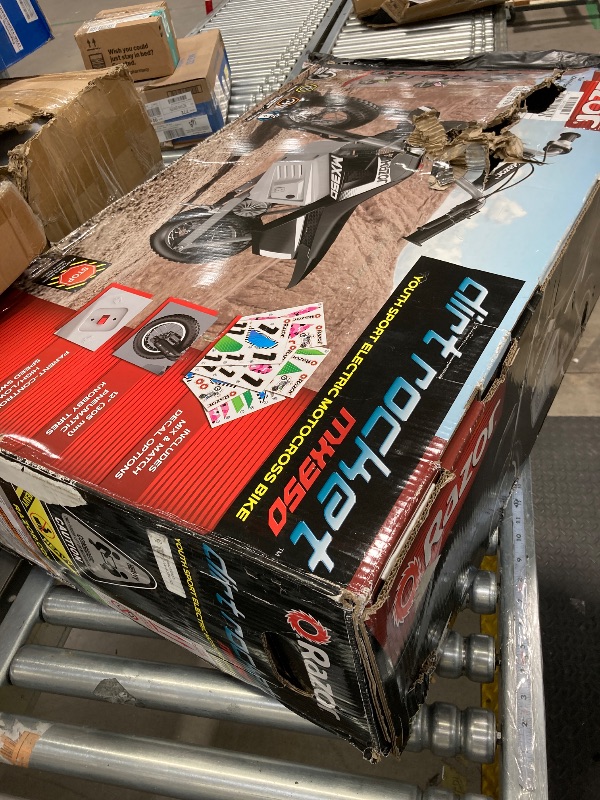 Photo 1 of ***MAYBE PARTS ONLY***
Razor MX350 Dirt Rocket - Electric-Powered Dirt Bike for Kids 8+, Up to 14 MPH, High/Low Speed Switch, Up to 60 Minutes Ride Time