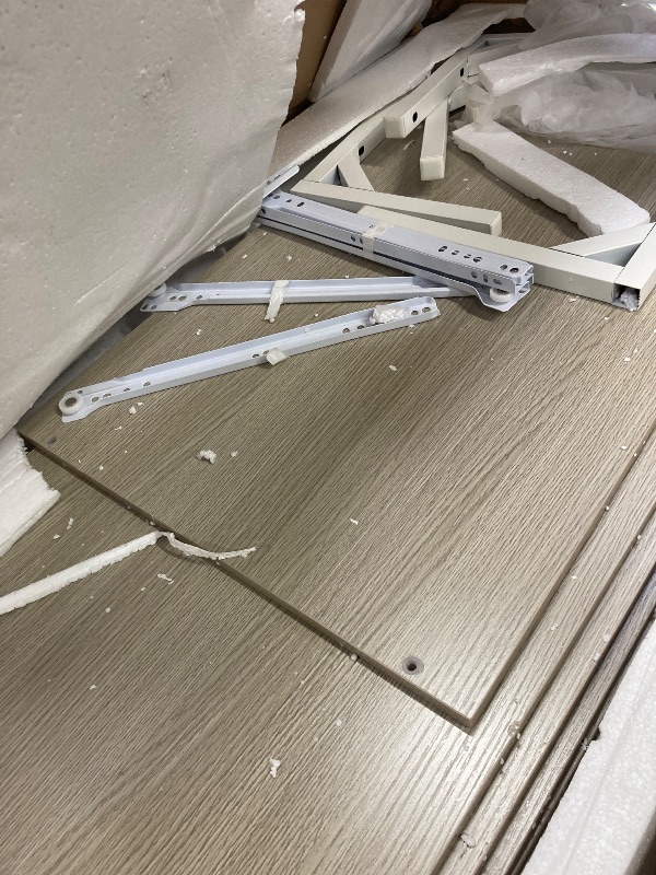 Photo 1 of MODCART Built-in Closet Organizer System with Drawers and Shelves, 8ft Closets Systems for Walk-in Wardrobe Organization, 96inch Customizable Organizers and Storage, Wall Mounted Design