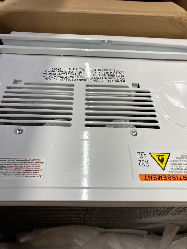Photo 1 of 10,000 BTU Inverter Air Conditioner with Dehumidifier, 115V, Window AC Cools up to 450 Sq. Ft, Ultra-Quiet & Smart, with Remote Control, Digital Display, and 24H-Timer