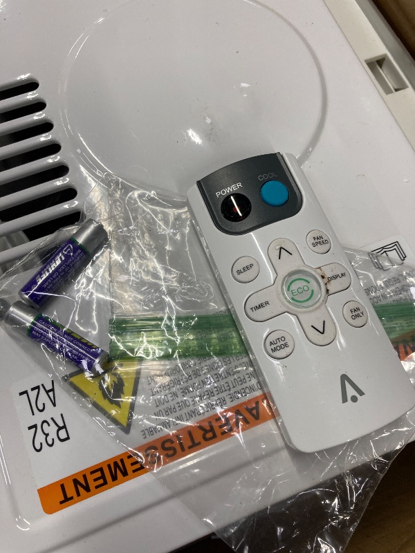Photo 1 of 10,000 BTU Inverter Air Conditioner with Dehumidifier, 115V, Window AC Cools up to 450 Sq. Ft, Ultra-Quiet & Smart, with Remote Control, Digital Display, and 24H-Timer