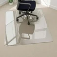 Photo 1 of  46" x 55" Tempered Glass Office Chair Mat for Carpet or Hard Floor Protection