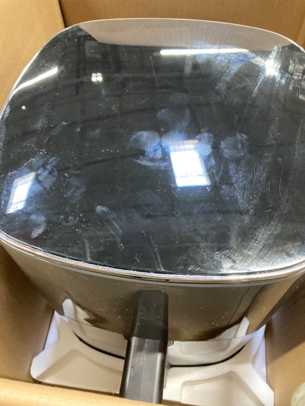 Photo 1 of ***DOES NOT WORK PROPERLY/PARTS ONLY**Smiaoer 6 Qt Compact Air Fryer Toaster Oven with Digital LED Touchscreen Electric Hot Oven, Oilless Multifunctional Cooker with Auto Shut-Off,Gray
