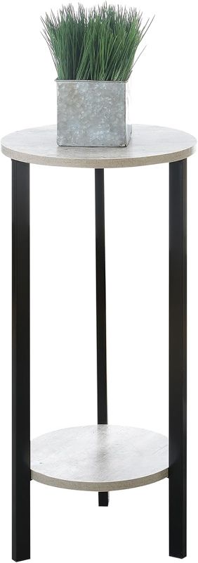 Photo 1 of "Convenience Concepts Graystone 31"" Plant Stand, Faux Birch / Black" (111253)
