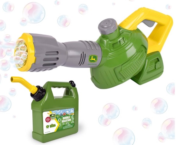 Photo 1 of 
John Deere Bubble Leaf Blower Toy for Kids Includes 24oz Bubble Refill Gas Can, Outdoor Bubble Machine for Kids, Easy to Use, Outdoor Play, Great Gift Toddler 3+