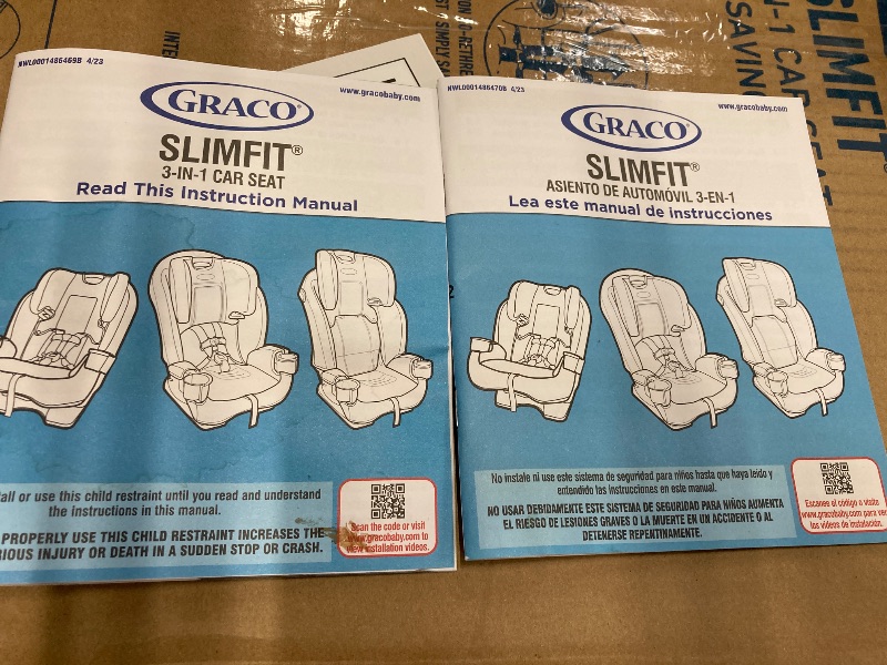 Photo 1 of Graco SlimFit 3-in-1 Convertible Car Seat