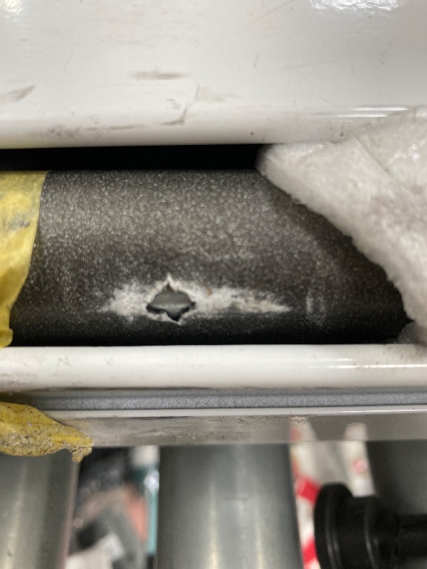 Photo 1 of Tensioned Motorized Electric Drop Down 4K/8K Projection Screen, 120" Diagonal 16:9 Matte White with White Aluminum Case Silver Ticket Products P169120