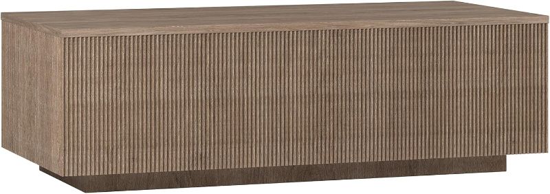 Photo 1 of  Henn&Hart 48"  coffee table in antiqued gray oak finish
