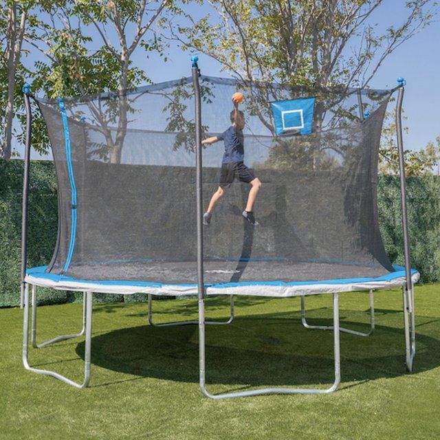 Photo 1 of 14foot trampoline with enclosure