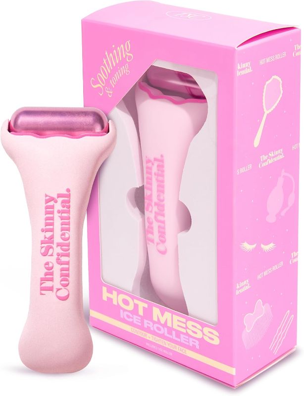 Photo 1 of The Skinny Confidential HOT Mess Ice Roller for Face - Facial Roller Skincare Tools Contour, Tighten & De-Puff Skin