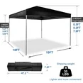 Photo 1 of **PARTS ONLY****GVDV Outdoor Pop up Canopy 10'x10' Tent Camping Sun Shelter-Series Party Tent (Black)