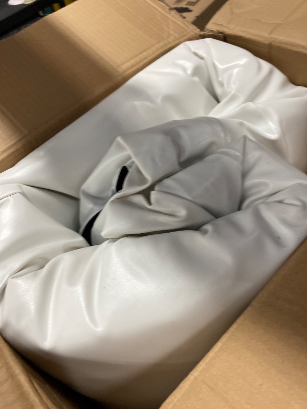 Photo 1 of **ONLY BOX 2 OF 2, MISSING 1 BOX***GianToucan 2-4 Person Inflatable Hot Tub, Portable Outdoor Spa with 146 Soothing Air Jets(73" x 28"), Portable Hot Tub with Cover and Heater Pump, Blue