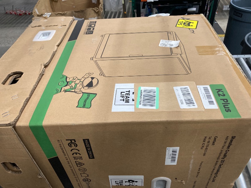 Photo 1 of Creality K2 Plus 3D Printer, Support Multi Color Printing Needs CFS, Max 600mm/s Fast Printing, Dual AI Cameras, Full-auto Leveling, Ready-to-Use FDM 3D Printers, Large Build Volume 350x350x350mm