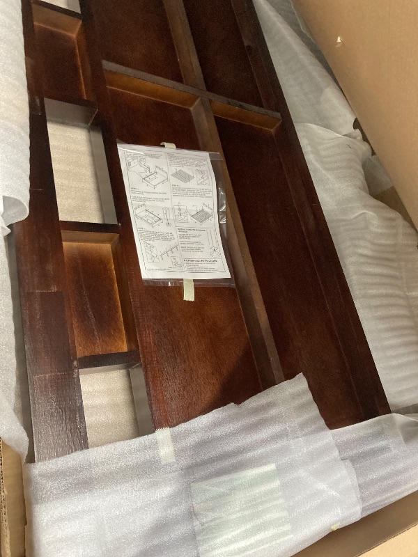Photo 1 of Glory Furniture Burlington Queen Panel Bed in Cherry