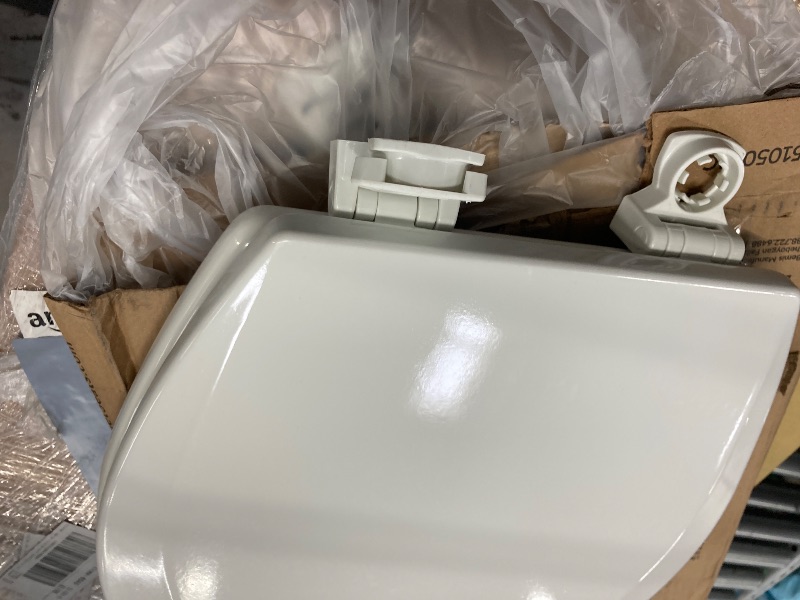 Photo 1 of Bemis Lift-Off Round Closed Front Toilet Seat in White