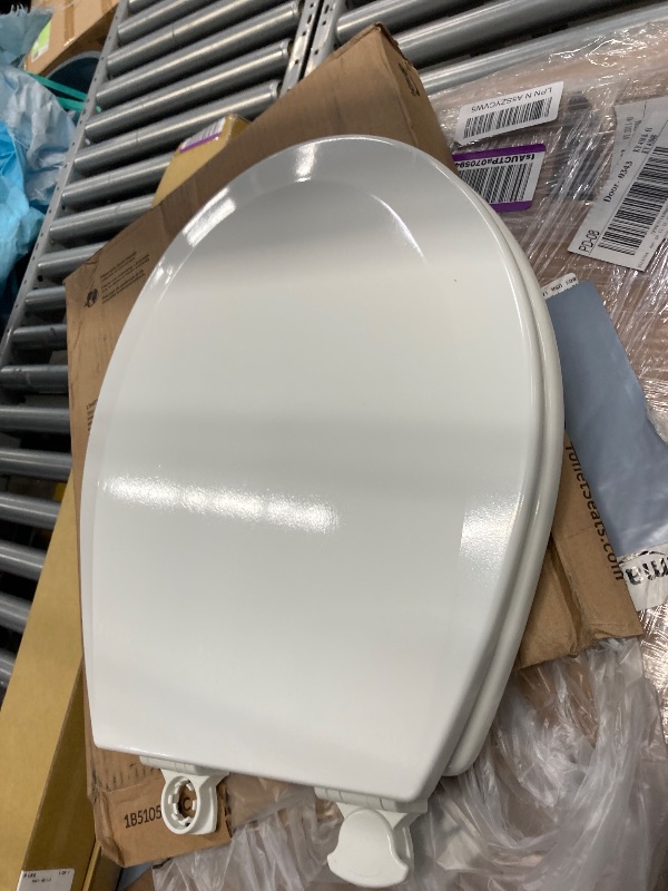 Photo 1 of Bemis Lift-Off Round Closed Front Toilet Seat in White