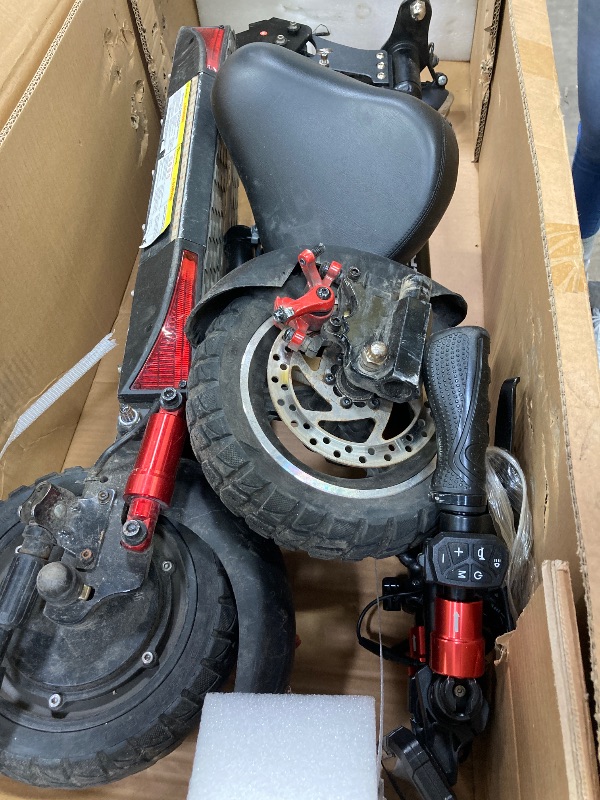 Photo 1 of ***PARTS ONLY***EVERCROSS H9 Electric Scooter, Electric Scooter for Adults with 800W Motor, Up to 28MPH & 28 Miles-10'' Solid Tires, Folding Motorized Scooter Offroad with Seat?UL2272 Certification