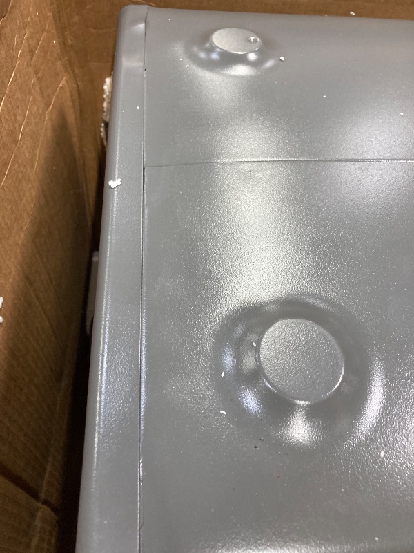 Photo 1 of SentrySafe Waterproof and Fireproof Alloy Steel Digital Safe Box for Home with Code Button Keypad, 1.23 Cubic Feet, 17.8 x 16.3 x 19.3 Inches (exterior), SFW123GDC