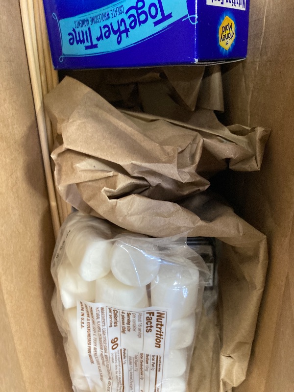 Photo 1 of 112 Piece S'mores Kit - Makes Up To 24 S'mores - Includes 30" Roasting Sticks, Chocolate, Graham Crackers, and Marshmallows - Perfect For Camping, Outdoor Fire Pits, Birthday Parties