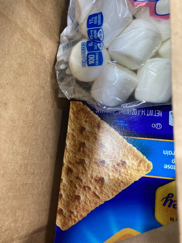 Photo 1 of 112 Piece S'mores Kit - Makes Up To 24 S'mores - Includes 30" Roasting Sticks, Chocolate, Graham Crackers, and Marshmallows - Perfect For Camping, Outdoor Fire Pits, Birthday Parties