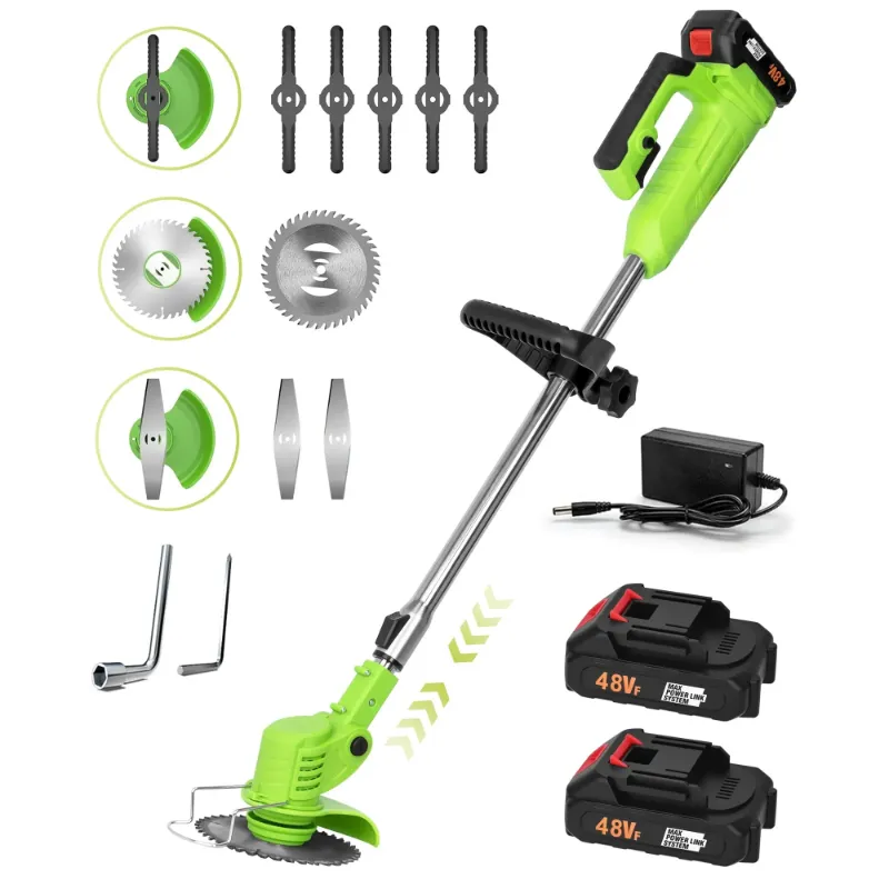 Photo 1 of AHHU Cordless Weed Wacker Battery Powered 21V - Trimmer, Edger, and Mower with Multiple Blades for Garden