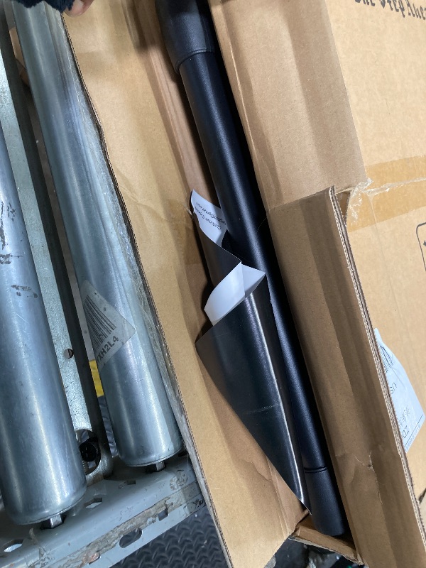 Photo 1 of GameGem 6 Step Ladder for 12 Feet High Ceiling, Lightweight Aluminum Folding Step Stool with Convenient Handgrip, Stepladders with Anti-Slip and Wide Pedal for Home Use Space Saving - Black