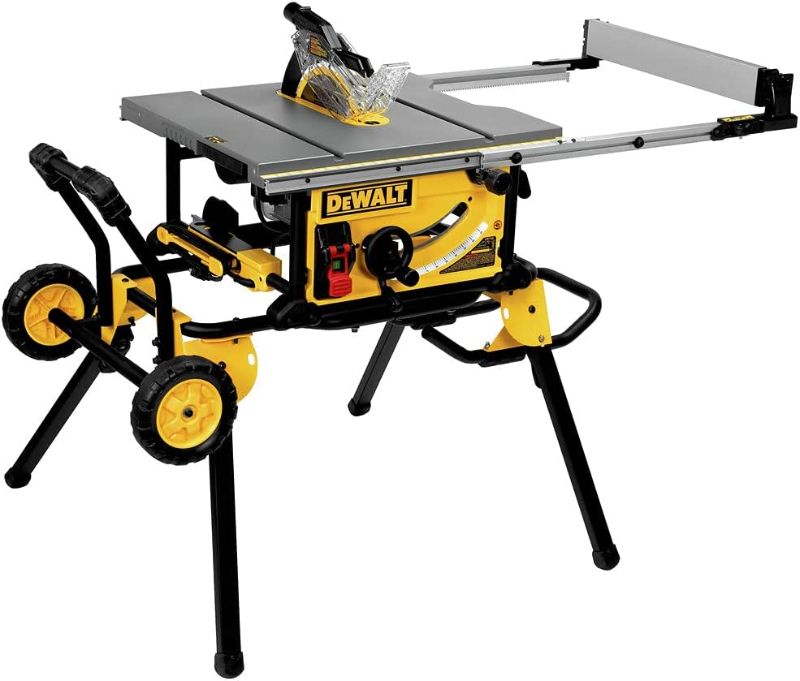 Photo 1 of ***PARTS ONLY***
DEWALT 10-Inch Table Saw with Rolling Stand, 32-1/2-Inch Rip Capacity (DWE7491RS)