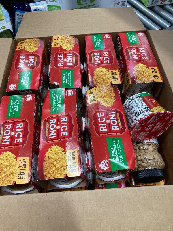 Photo 1 of  box of mixed food