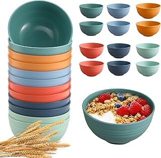 Photo 1 of 12 pcs wheat straw bowls
