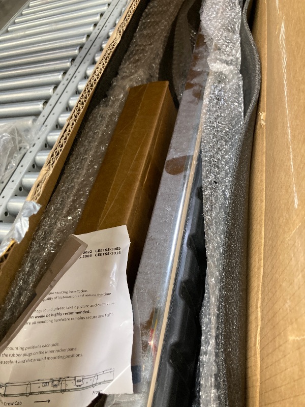 Photo 1 of ** similar ** YITAMOTOR 6.5 Inches Running Boards Compatible with 2019-2025 Chevy Silverado/GMC Sierra 1500 Crew Cab, 2020-2025 2500HD 3500HD, Running Boards for Silverado Crew Cab, Side Step Bars Stainless Steel