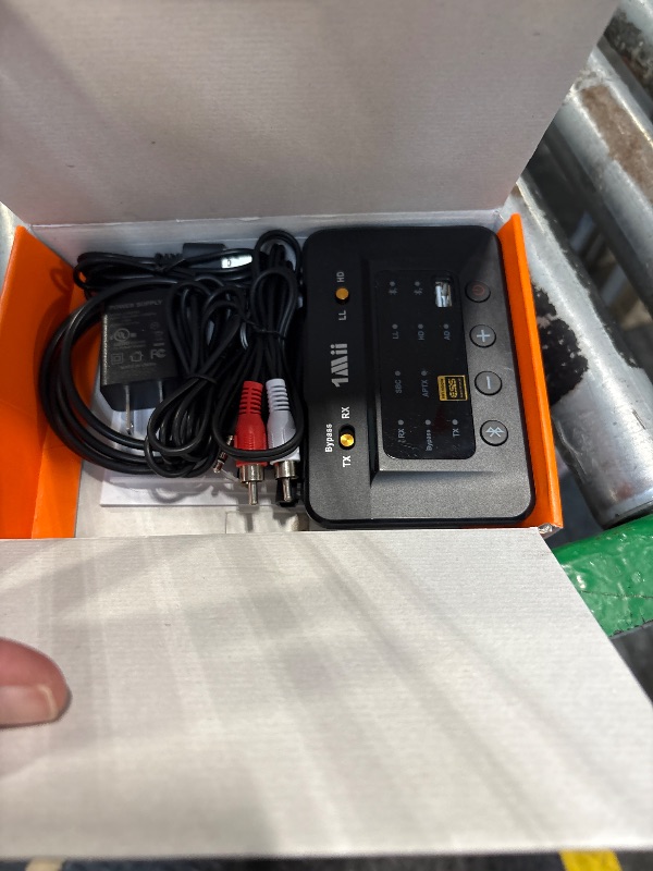 Photo 1 of 1Mii B03S Bluetooth 5.3 Transmitter Receiver for TV Home Stereo, Wireless Audio Adapters with Audiophile DAC, aptX LL/HD/AD, Dual Link, Upgrade USB Drive Input, Optical RCA AUX 3.5mm Inputs/Outputs