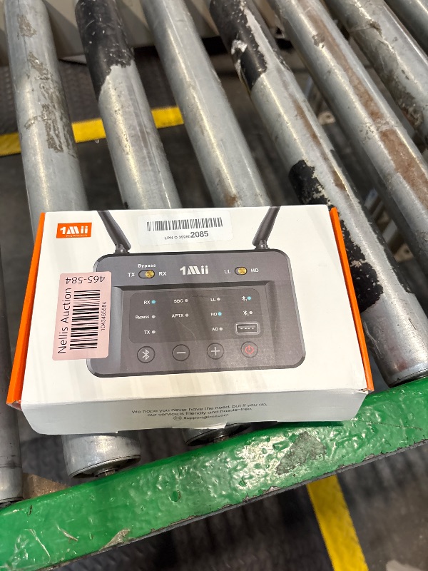 Photo 1 of 1Mii B03S Bluetooth 5.3 Transmitter Receiver for TV Home Stereo, Wireless Audio Adapters with Audiophile DAC, aptX LL/HD/AD, Dual Link, Upgrade USB Drive Input, Optical RCA AUX 3.5mm Inputs/Outputs