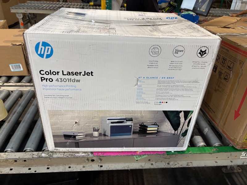 Photo 1 of HP Color LaserJet Pro MFP 4301fdw Wireless All-in-One Color Laser Printer, Scanner, Copier, Fax, Best-for-Office